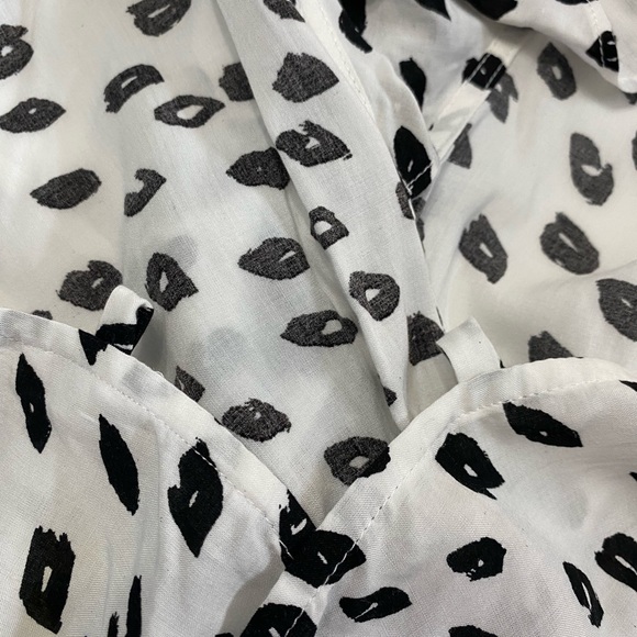 NWT BCBGeneration White and Black Leopard Print Mini Dress - Picture 8 of 8